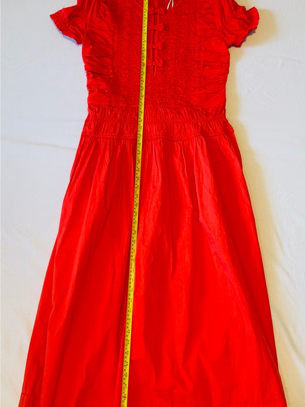 Anthropologie Damson Madder Saffy Midi Dress Red Alert NWOT Size 16 - Picture 5 of 10